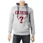 2012 guess veste mode hoodie lavage argent